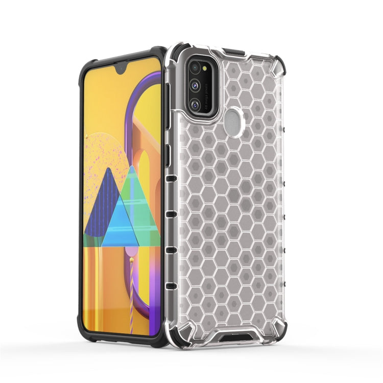 For Galaxy M30s Shockproof Honeycomb PC + TPU Case