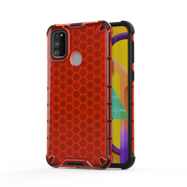 For Galaxy M30s Shockproof Honeycomb PC + TPU Case