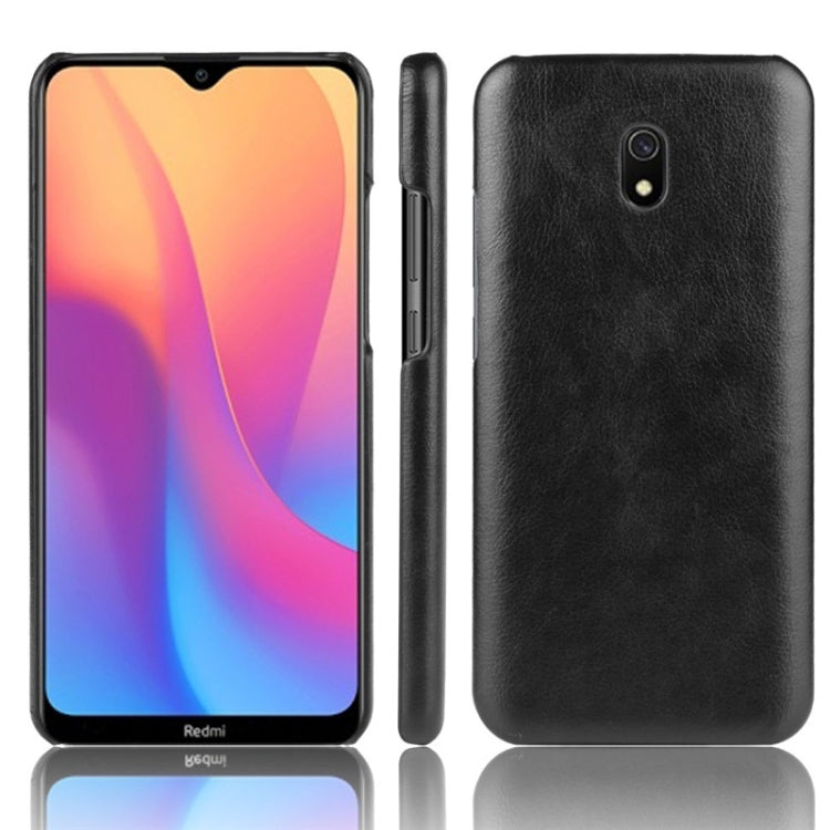 For Xiaomi Redmi 8A Shockproof Litchi Texture PC + PU Case