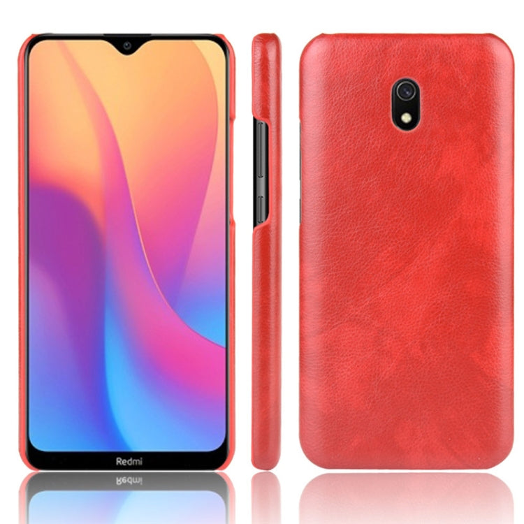 For Xiaomi Redmi 8A Shockproof Litchi Texture PC + PU Case
