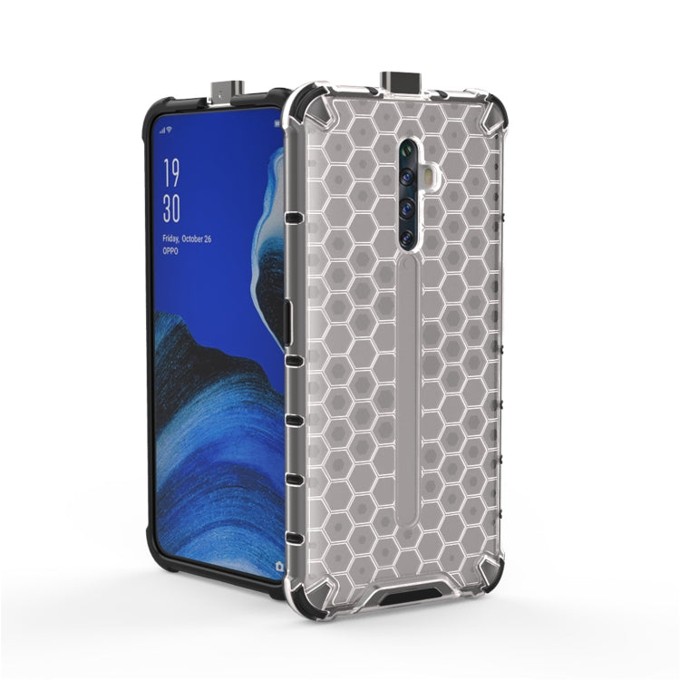 For Oppo Reno2 Z Shockproof Honeycomb PC + TPU Case