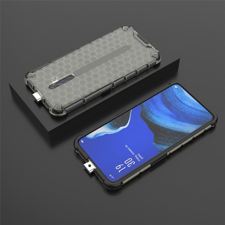 For Oppo Reno2 Z Shockproof Honeycomb PC + TPU Case