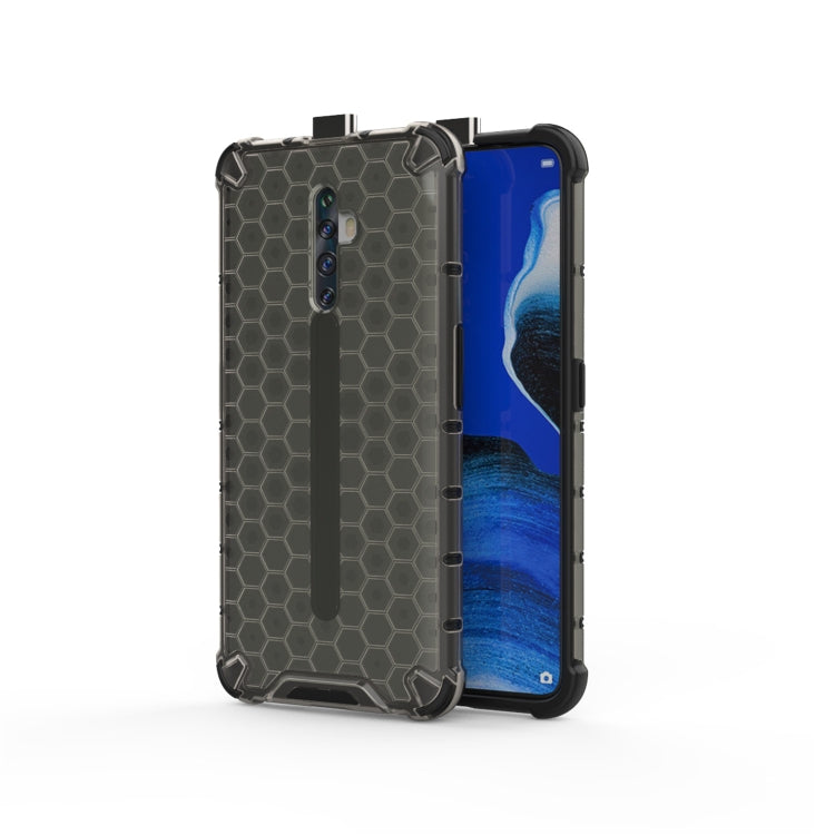 For Oppo Reno2 Z Shockproof Honeycomb PC + TPU Case