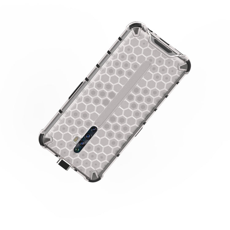 For Oppo Reno2 Z Shockproof Honeycomb PC + TPU Case