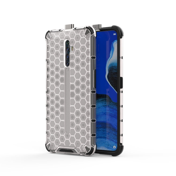 For Oppo Reno2 Z Shockproof Honeycomb PC + TPU Case