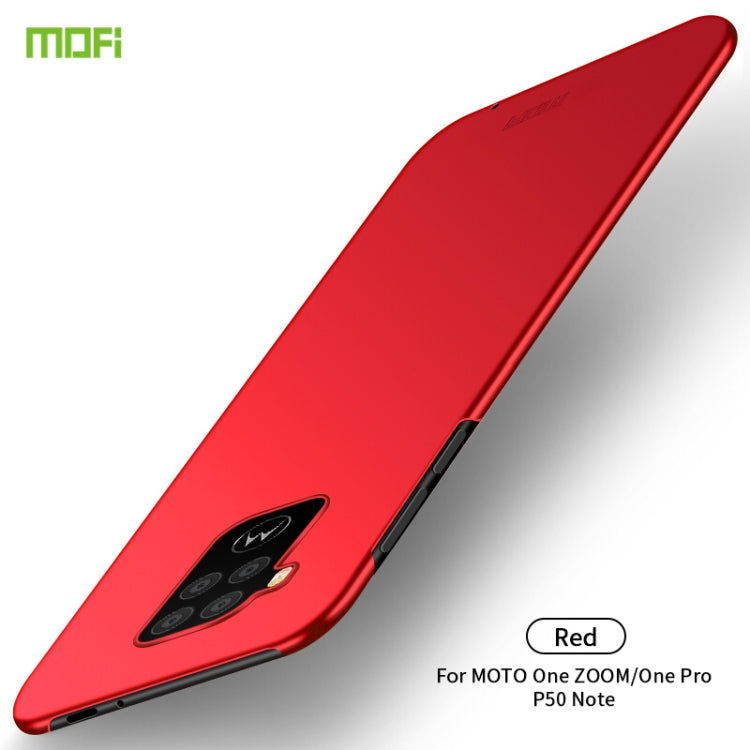 For MOTO P50 Note / One ZOOM MOFI Frosted PC Ultra-thin Hard Case