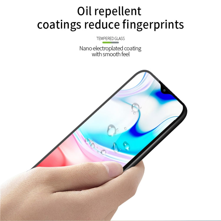For Xiaomi RedMi 8 MOFI 9H 2.5D Full Screen Tempered Glass Film(Black)