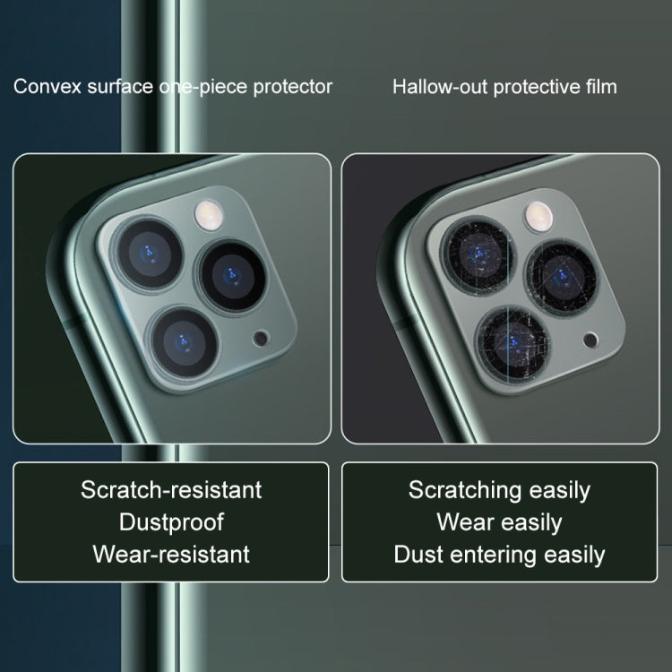 For iPhone 11 Pro / 11 Pro Max 1pcs ENKAY Hat-Prince 9H Rear Camera Lens Tempered Glass Film Full Coverage Protector