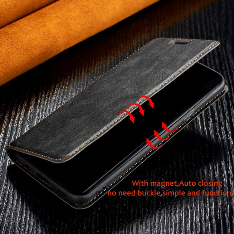 For iPhone 6 & 6s Retro Simple Ultra-thin Magnetic Leather Case with Holder & Card Slots & Lanyard