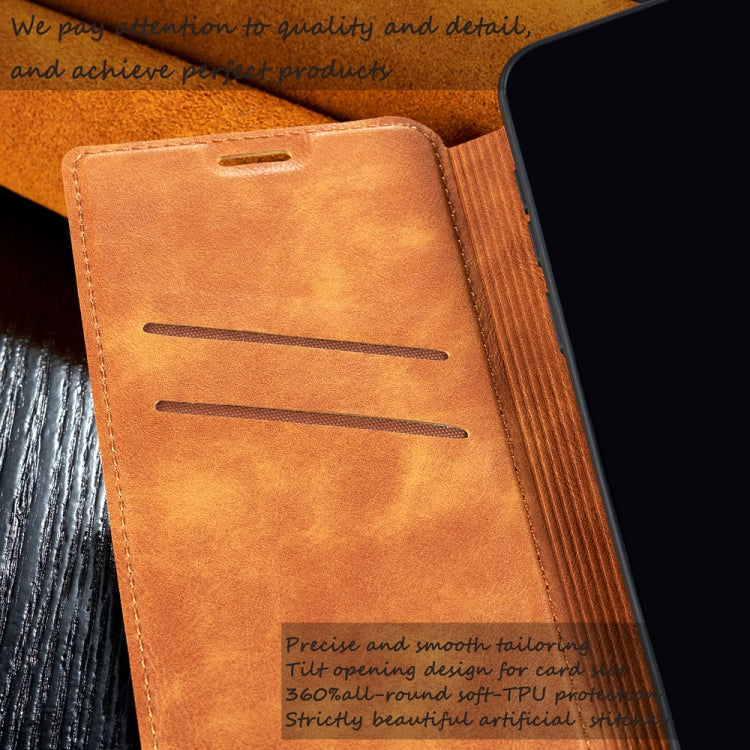 For iPhone 6 & 6s Retro Simple Ultra-thin Magnetic Leather Case with Holder & Card Slots & Lanyard