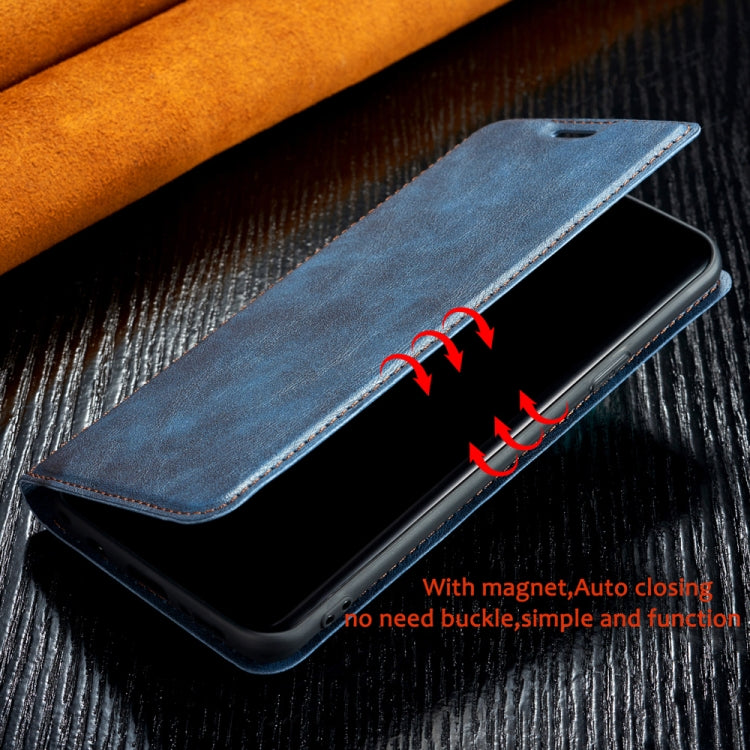 For iPhone 6 & 6s Retro Simple Ultra-thin Magnetic Leather Case with Holder & Card Slots & Lanyard