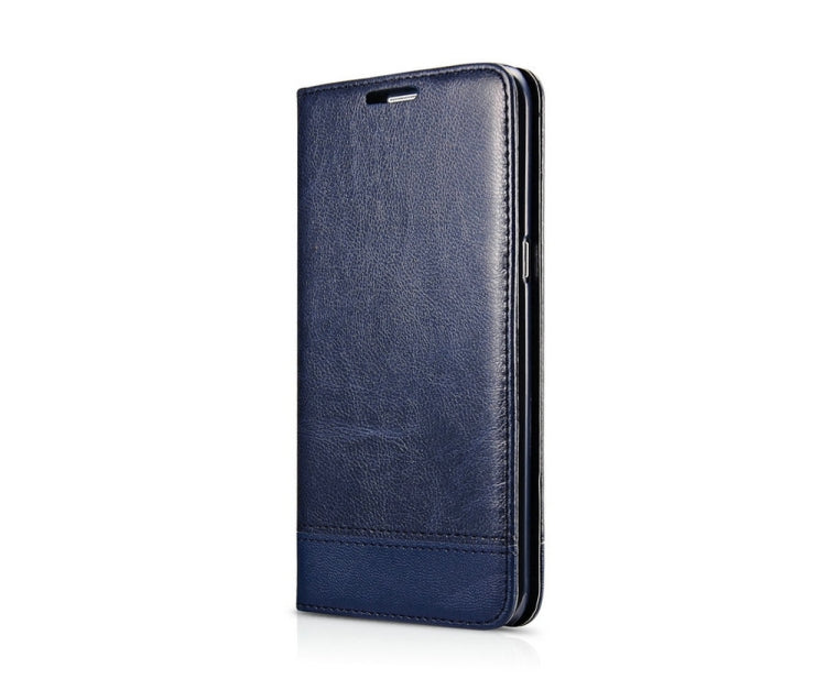 For Galaxy S10 Plus Double-sided Absorption Splicing Horizontal Flip Leather Case with Holder & Card Slots & Lanyard