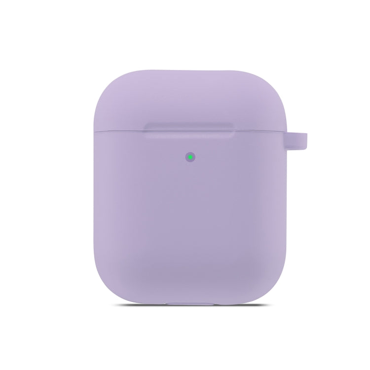 ENKAY Hat-Prince for Apple AirPods 1 / 2 Wireless Earphone Silicone Soft Protective Case with Carabiner and A Pair of Earplug