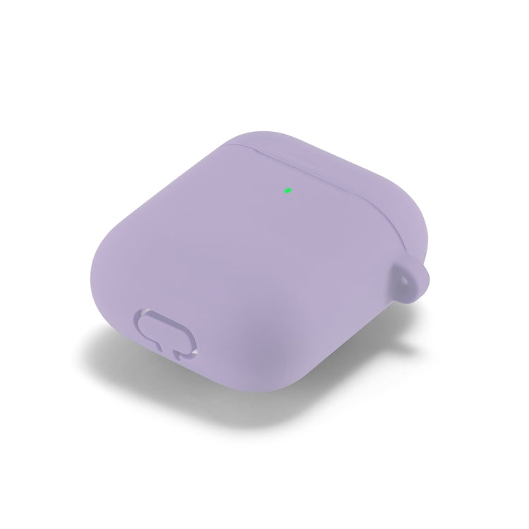 ENKAY Hat-Prince for Apple AirPods 1 / 2 Wireless Earphone Silicone Soft Protective Case with Carabiner and A Pair of Earplug