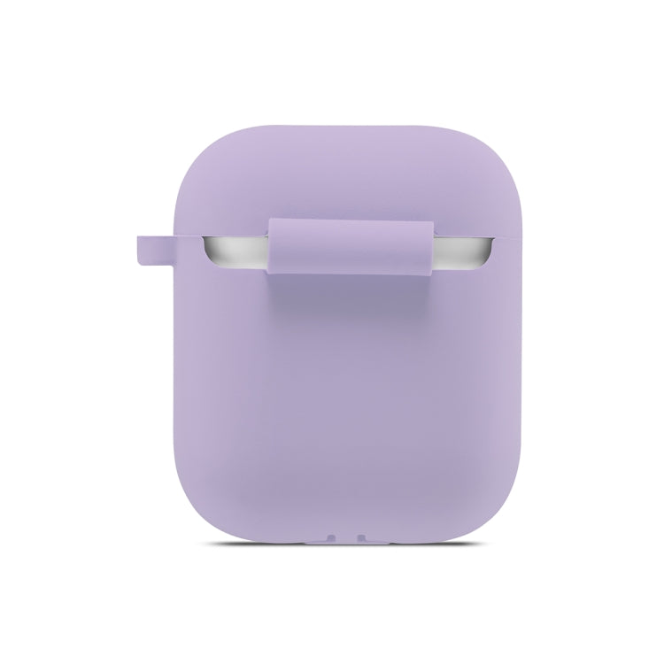 ENKAY Hat-Prince for Apple AirPods 1 / 2 Wireless Earphone Silicone Soft Protective Case with Carabiner and A Pair of Earplug