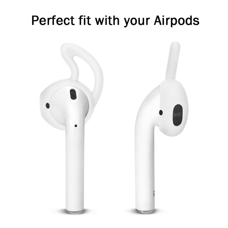 ENKAY Hat-Prince for Apple AirPods 1 / 2 Wireless Earphone Silicone Soft Protective Case with Carabiner and A Pair of Earplug