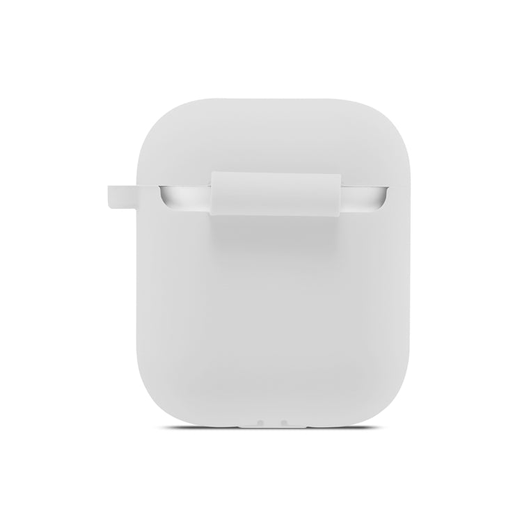 ENKAY Hat-Prince for Apple AirPods 1 / 2 Wireless Earphone Silicone Soft Protective Case with Carabiner and A Pair of Earplug