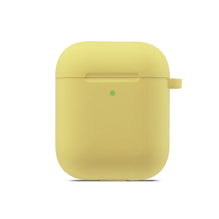 ENKAY Hat-Prince for Apple AirPods 1 / 2 Wireless Earphone Silicone Soft Protective Case with Carabiner and A Pair of Earplug
