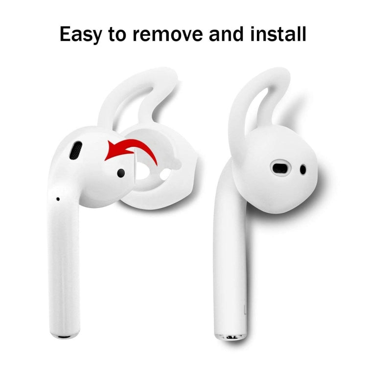 ENKAY Hat-Prince for Apple AirPods 1 / 2 Wireless Earphone Silicone Soft Protective Case with Carabiner and A Pair of Earplug