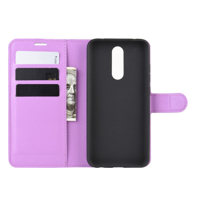 For Xiaomi Redmi 8 Litchi Texture Horizontal Flip Leather Case with Wallet & Holder & Card Slots