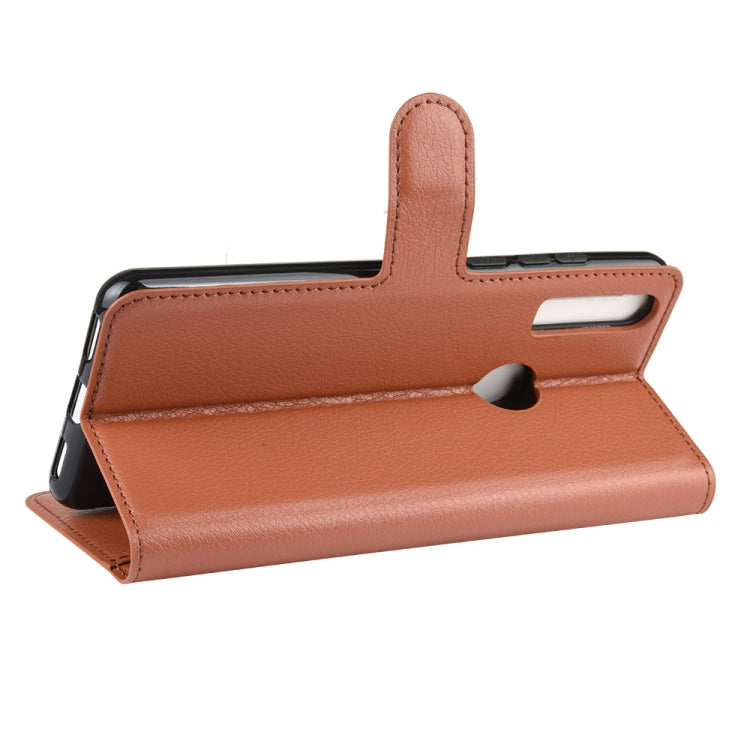 For Alcatel 3x (2019) Litchi Texture Horizontal Flip Leather Case with Wallet & Holder & Card Slots