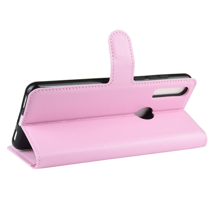 For Alcatel 3x (2019) Litchi Texture Horizontal Flip Leather Case with Wallet & Holder & Card Slots