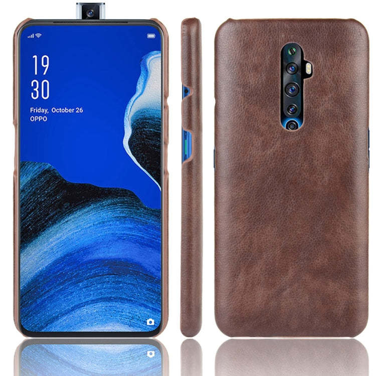 For Oppo Reno2 Z/2F Shockproof Litchi Texture PC + PU Case