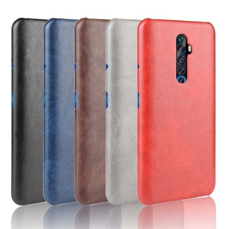 For Oppo Reno2 Z/2F Shockproof Litchi Texture PC + PU Case