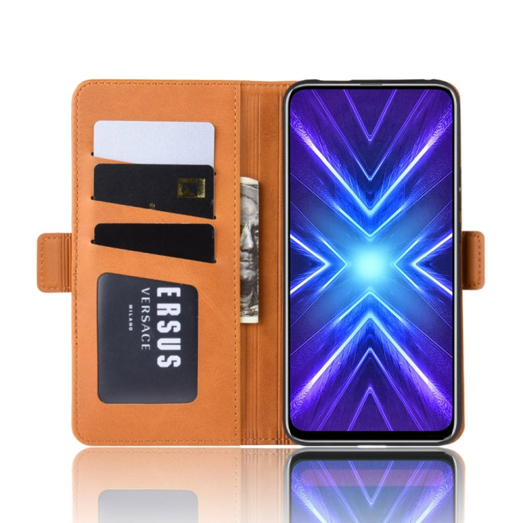 For Huawei Honor 9X Fingerprint Version Wallet Stand Leather Cell Phone Case with Wallet & Holder & Card Slots