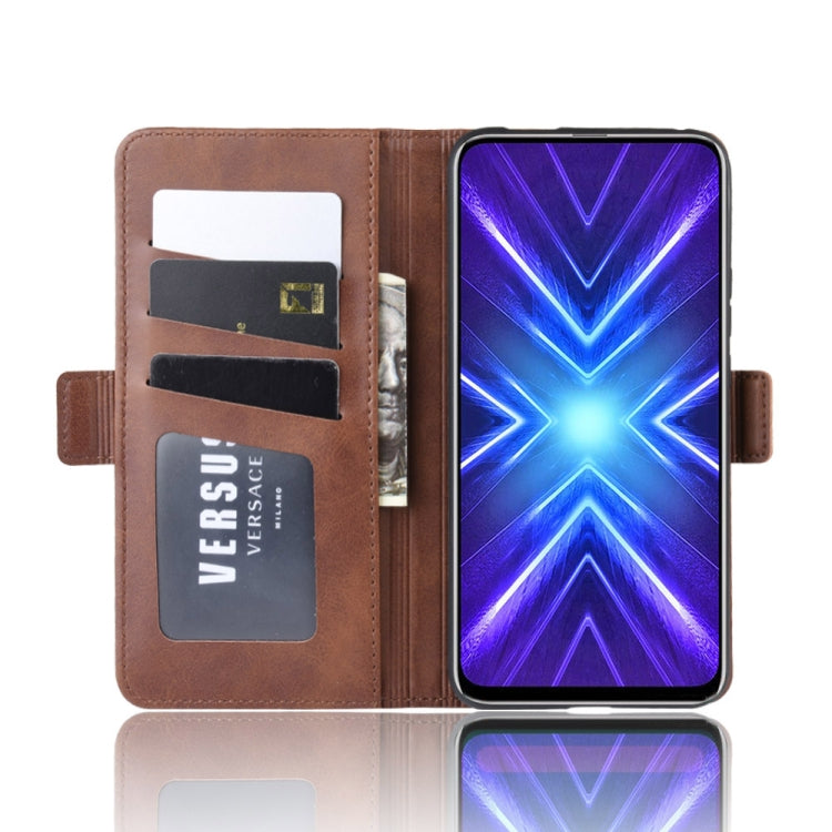 For Huawei Honor 9X Fingerprint Version Wallet Stand Leather Cell Phone Case with Wallet & Holder & Card Slots