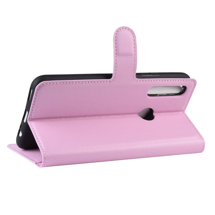 For Huawei Honor 9X Fingerprint Version Litchi Texture Horizontal Flip Leather Case with Wallet & Holder & Card Slots