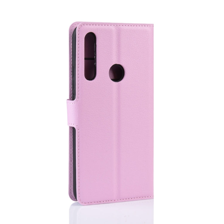 For Huawei Honor 9X Fingerprint Version Litchi Texture Horizontal Flip Leather Case with Wallet & Holder & Card Slots