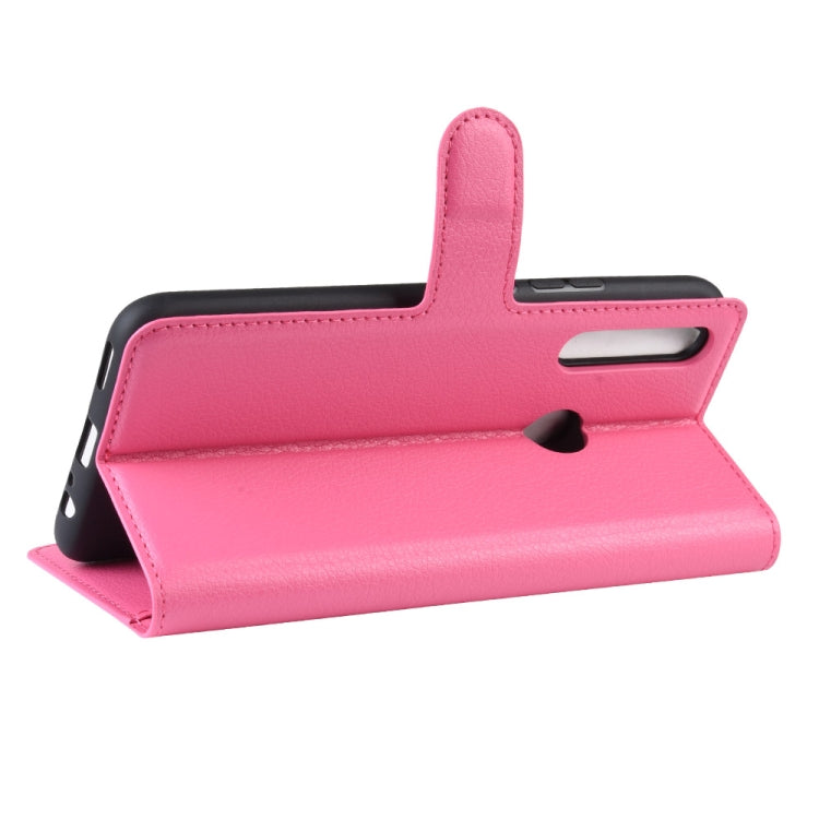 For Huawei Honor 9X Fingerprint Version Litchi Texture Horizontal Flip Leather Case with Wallet & Holder & Card Slots