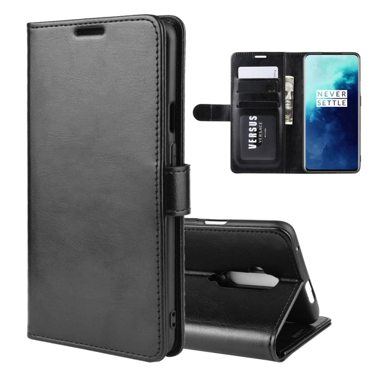 For OnePlus 7T Pro R64 Texture Single Fold Horizontal Flip Leather Case with Holder & Card Slots & Wallet