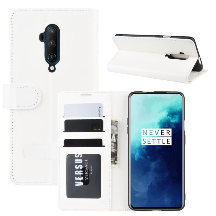 For OnePlus 7T Pro R64 Texture Single Fold Horizontal Flip Leather Case with Holder & Card Slots & Wallet