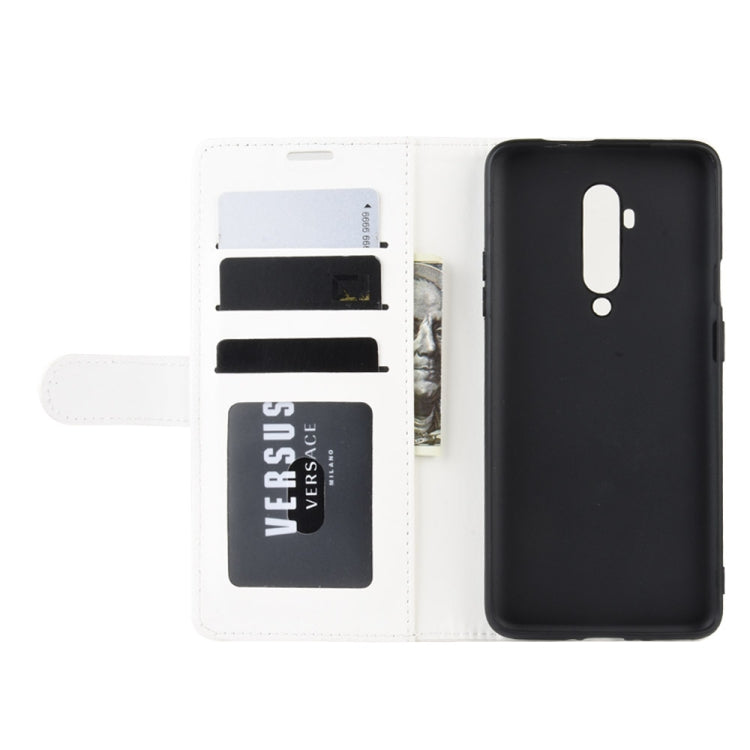 For OnePlus 7T Pro R64 Texture Single Fold Horizontal Flip Leather Case with Holder & Card Slots & Wallet