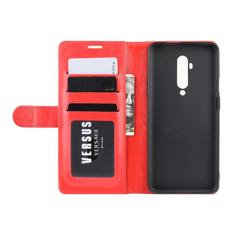 For OnePlus 7T Pro R64 Texture Single Fold Horizontal Flip Leather Case with Holder & Card Slots & Wallet