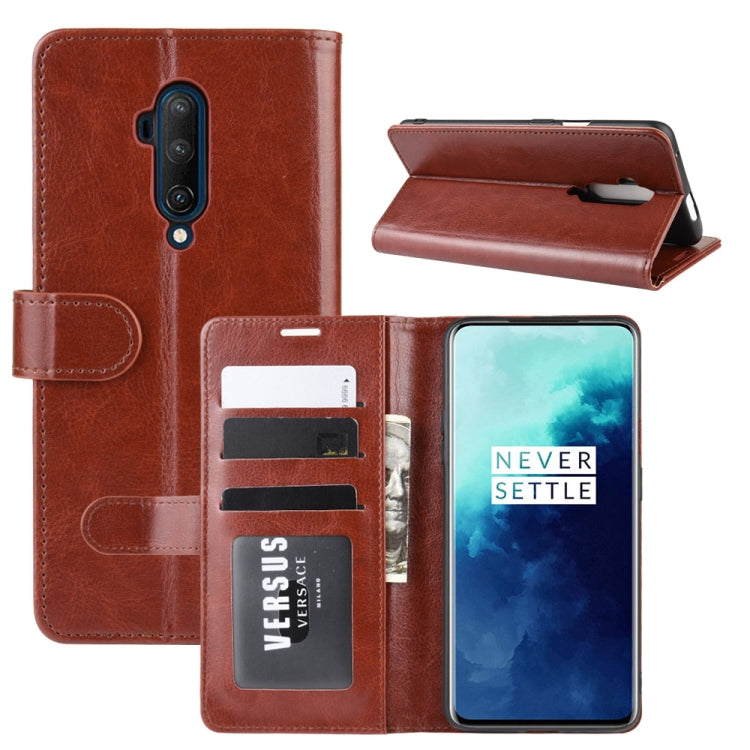 For OnePlus 7T Pro R64 Texture Single Fold Horizontal Flip Leather Case with Holder & Card Slots & Wallet