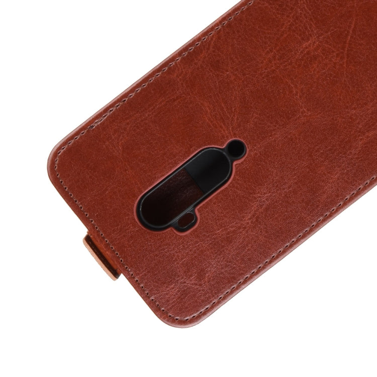 For OnePlus 7T Pro Crazy Horse Vertical Flip Leather Protective Case