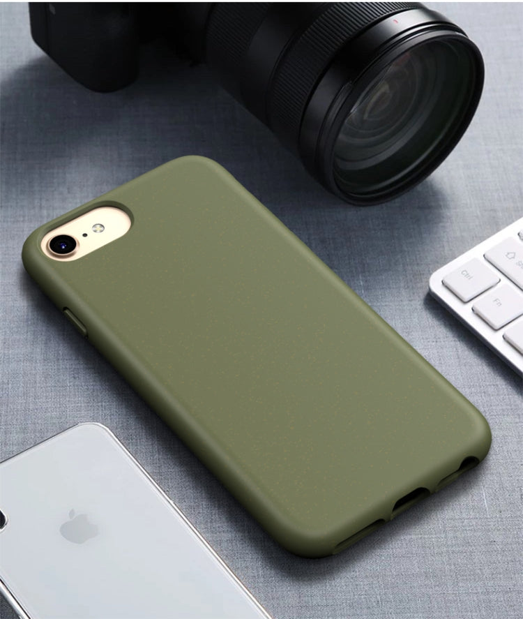 For iPhone6 & 6s Starry Series Shockproof Straw Material + TPU Protective Case