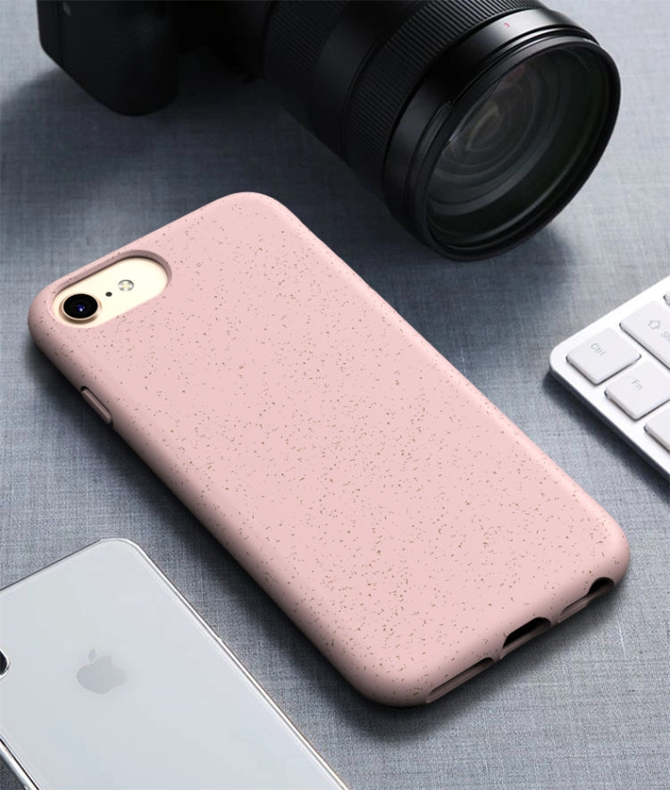 For iPhone7 & 8 Starry Series Shockproof Straw Material + TPU Protective Case