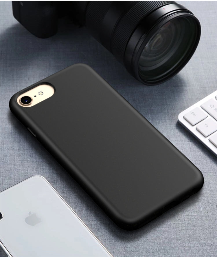 For iPhone7 & 8 Starry Series Shockproof Straw Material + TPU Protective Case