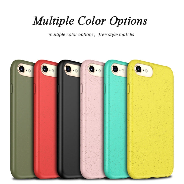 For iPhone7 & 8 Starry Series Shockproof Straw Material + TPU Protective Case