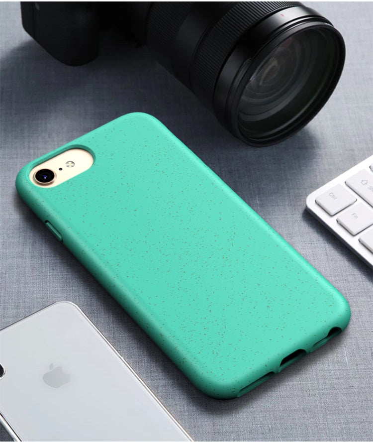 For iPhone7 & 8 Starry Series Shockproof Straw Material + TPU Protective Case