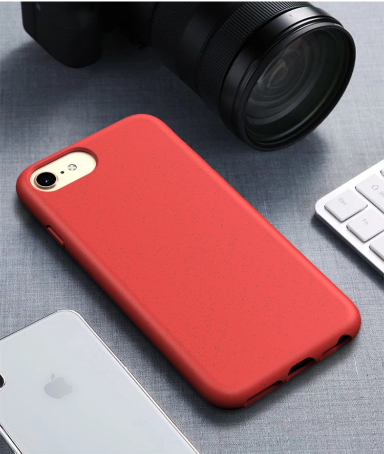 For iPhone7 & 8 Starry Series Shockproof Straw Material + TPU Protective Case