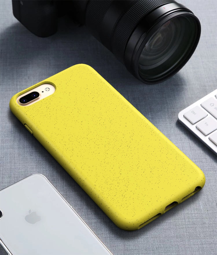 For iPhone 6 Plus & 6s Plus Starry Series Shockproof Straw Material + TPU Protective Case