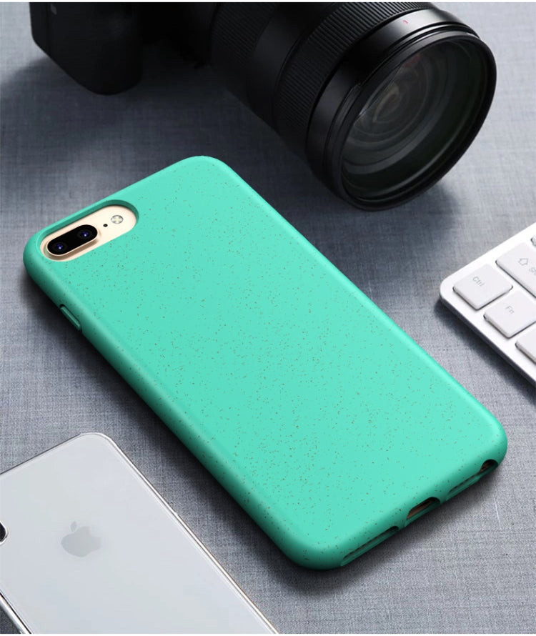 For iPhone 6 Plus & 6s Plus Starry Series Shockproof Straw Material + TPU Protective Case