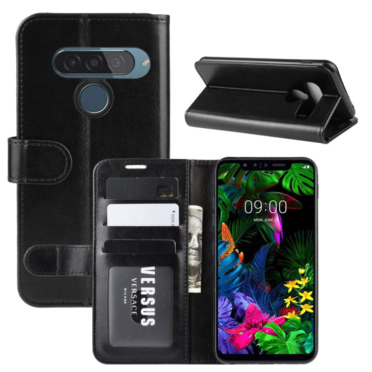 For LG G8S ThinQ   R64 Texture Single Fold Horizontal Flip Leather Case with Holder & Card Slots & Wallet