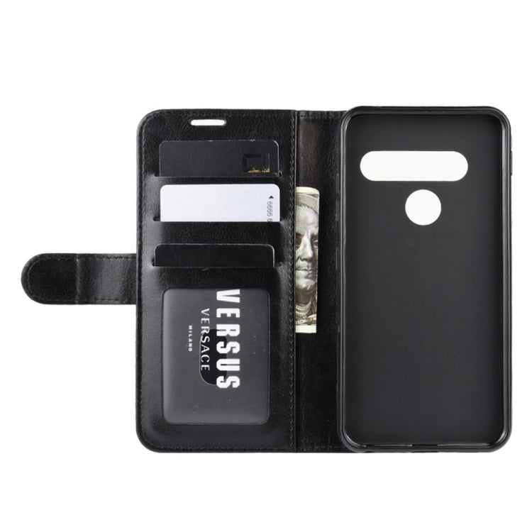 For LG G8S ThinQ   R64 Texture Single Fold Horizontal Flip Leather Case with Holder & Card Slots & Wallet