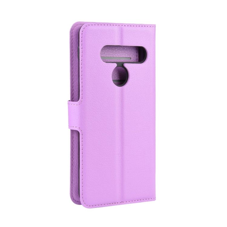 For LG G8S ThinQ Litchi Texture Horizontal Flip Leather Case with Wallet & Holder & Card Slots